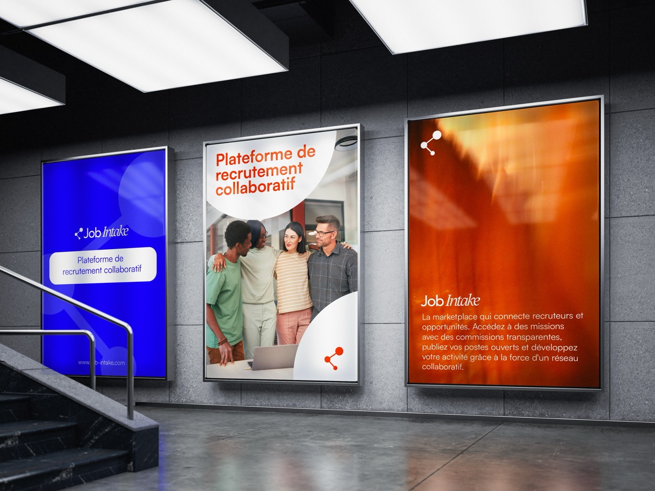 panneaux publicitaires dans métro